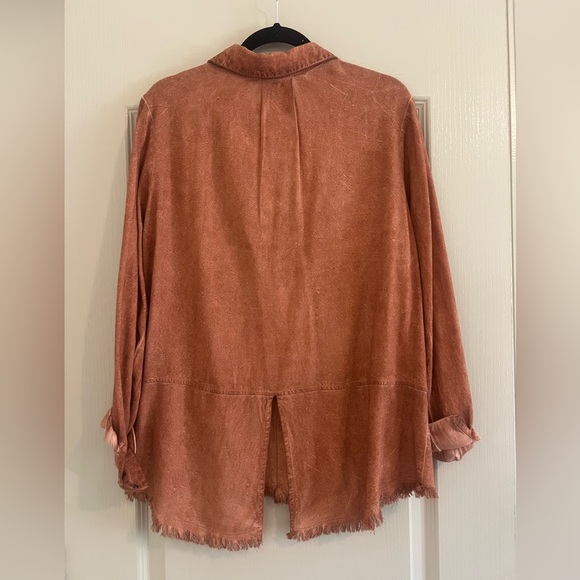 Rust Button-Up Shirt - Picture 2 of 3